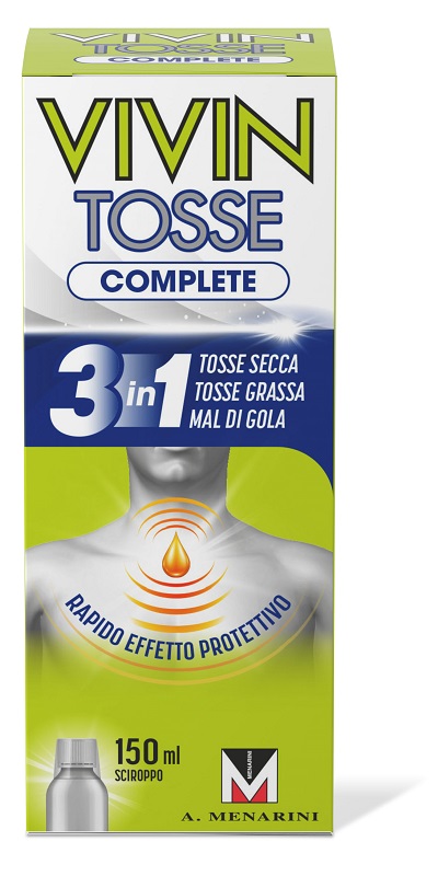 VIVIN TOSSE COMPLETE SCIROPPO PER TOSSE 150 ML - Farmacianuova.eu