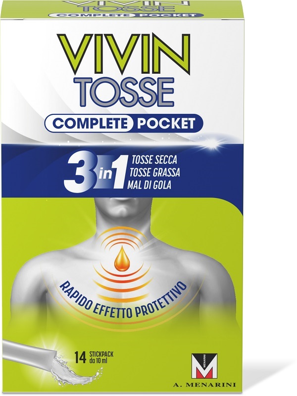 VIVIN TOSSE COMPLETE POCKET 14 STICK PACK DA 10 ML - Farmacianuova.eu
