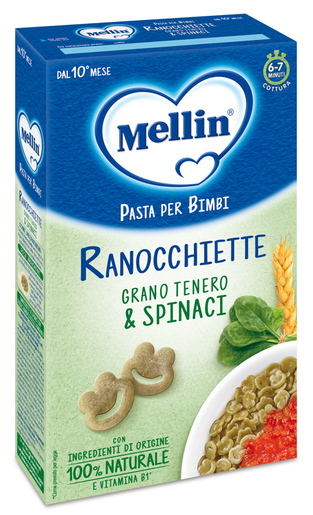 MELLIN RANOCCHIETTE CON SPINACI 280 G - Farmacianuova.eu