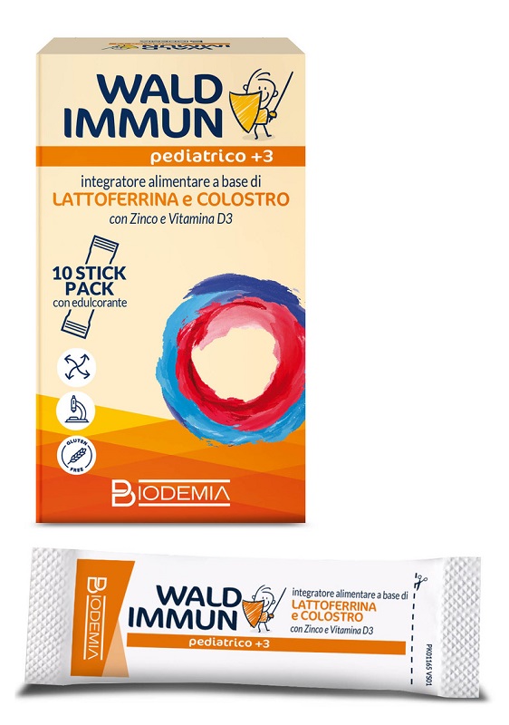 WALD IMMUN PEDIATRICO +3 10 STICK GUSTO CIOCCOLATO - Farmacianuova.eu