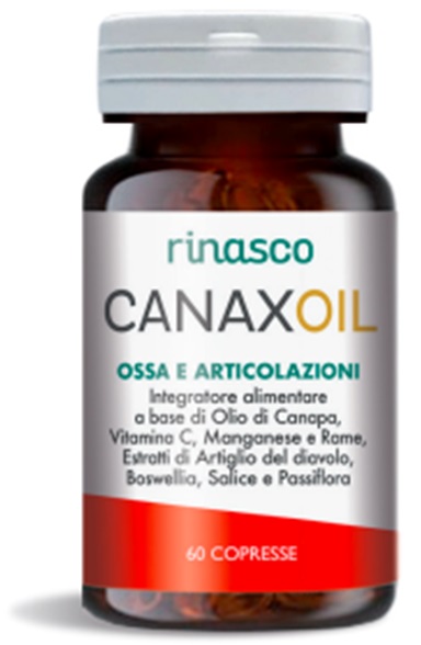 RINASCO CANAXOIL OSSA ARTICOLAZIONI 60 COMPRESSE - Farmacianuova.eu