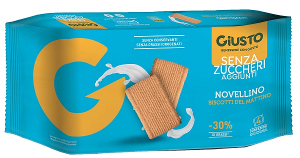 GIUSTO SENZA ZUCCHERO BISCOTTI MATTINO 350 G - Farmacianuova.eu