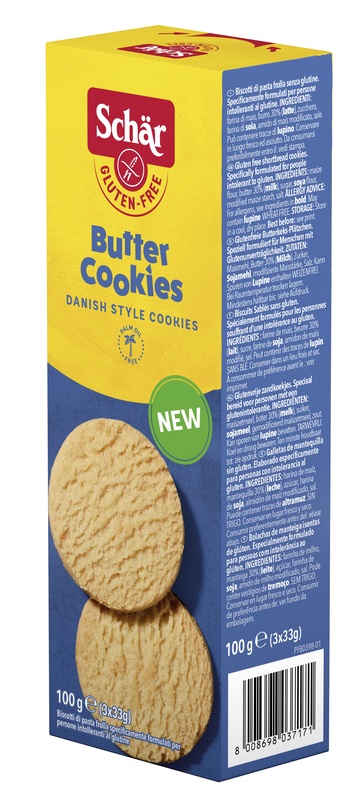 SCHAR BUTTER COOKIES 100 G - Farmacianuova.eu