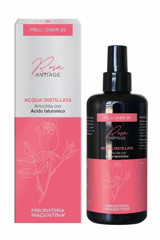 ACQUA DISTILLATA ARRICCHITA ROSA ANTIAGE PELLI OVER 35 200 ML - Farmacianuova.eu