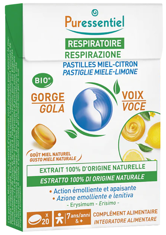 PURESSENTIEL PASTIGLIE MIELE RESPIRAZIONE 44 G - Farmacianuova.eu