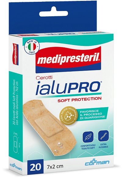 MEDIPRESTERIL CEROTTI IALUPRO SOFT PROTECTION MEDI 7X2CM 20 PEZZI - Farmacianuova.eu
