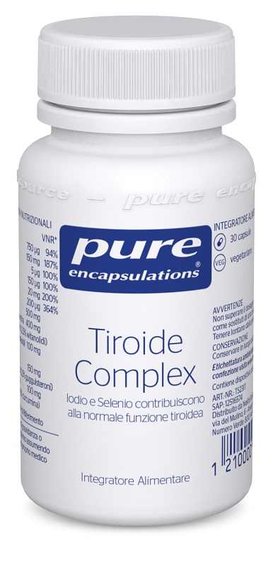 PURE ENCAPSULATIONS TIROIDE COMPLEX 30 CAPSULE - Farmacianuova.eu