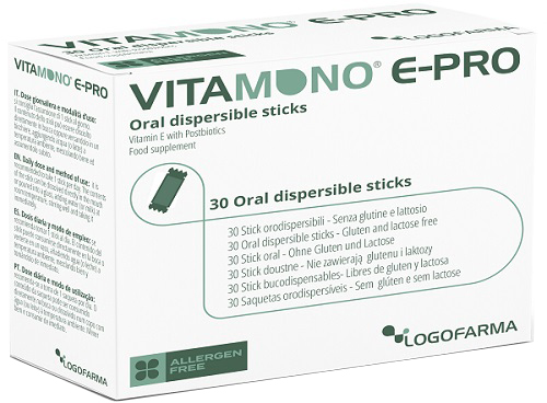 VITAMONO E-PRO 30 STICK ORODISPERSIBILI DA 1,1 G - Farmacianuova.eu
