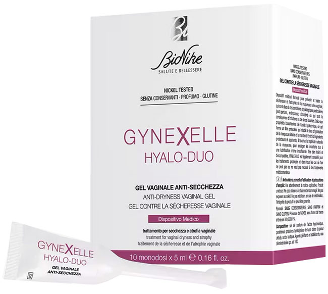GYNEXELLE HYALO-DUO GEL VAGINALE ANTI-SECCHEZZA 10 PEZZI DA 15 ML - Farmacianuova.eu
