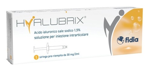 SIRINGA INTRA-ARTICOLARE HYALUBRIX ACIDO IALURONICO 1,5% 30 MG 2 ML NO ETO - Farmacianuova.eu