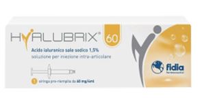 SIRINGA INTRA-ARTICOLARE HYALUBRIX 60 ACIDO IALURONICO 1,5% 60 MG 4 ML NO ETO - Farmacianuova.eu