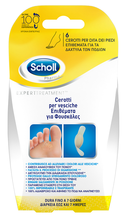 CEROTTO SCHOLL VESCICA DITA PIEDE 6 PEZZI - Farmacianuova.eu