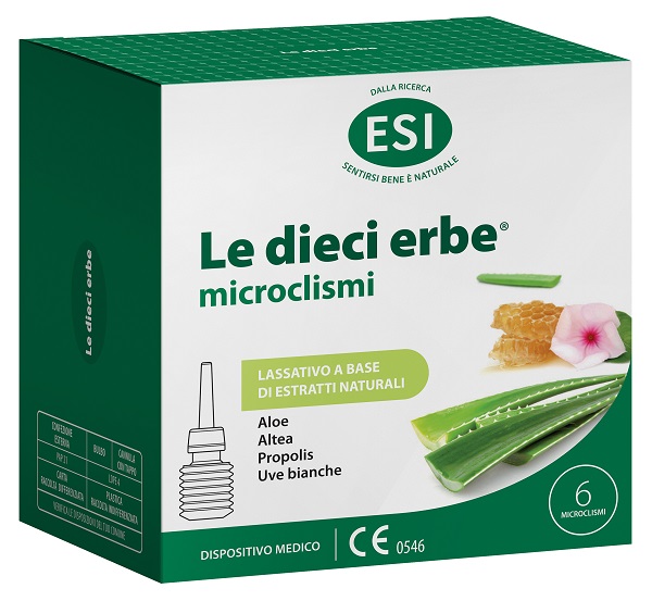 ESI LE DIECI ERBE MICROCLISMI 6 PEZZI - Farmacianuova.eu
