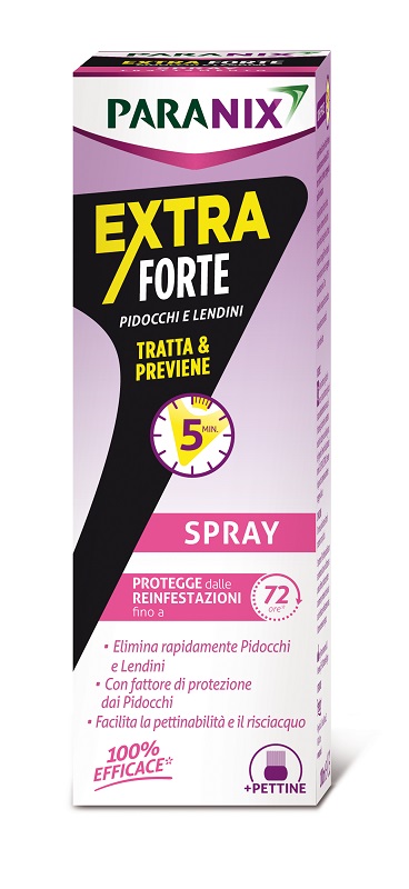SPRAY EXTRA FORTE PARANIX PER PIDOCCHI E LENDINI 100 ML - Farmacianuova.eu
