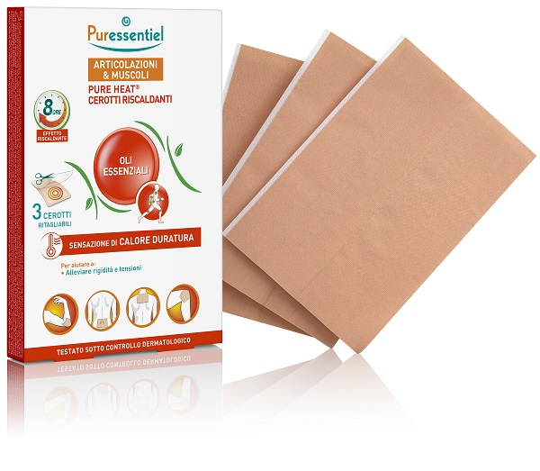 PURESSENTIEL HEAT CEROTTI 3 PEZZI - Farmacianuova.eu
