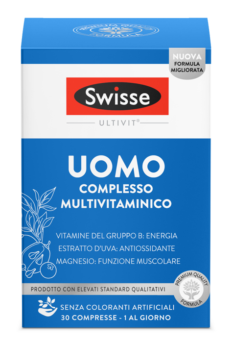 SWISSE MULTIVITAMINICO UOMO 30 COMPRESSE - Farmacianuova.eu