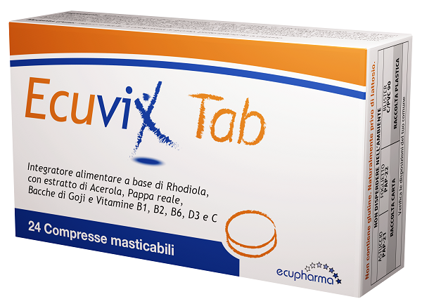 ECUVIX TAB 24 COMPRESSE MASTICABILI - Farmacianuova.eu