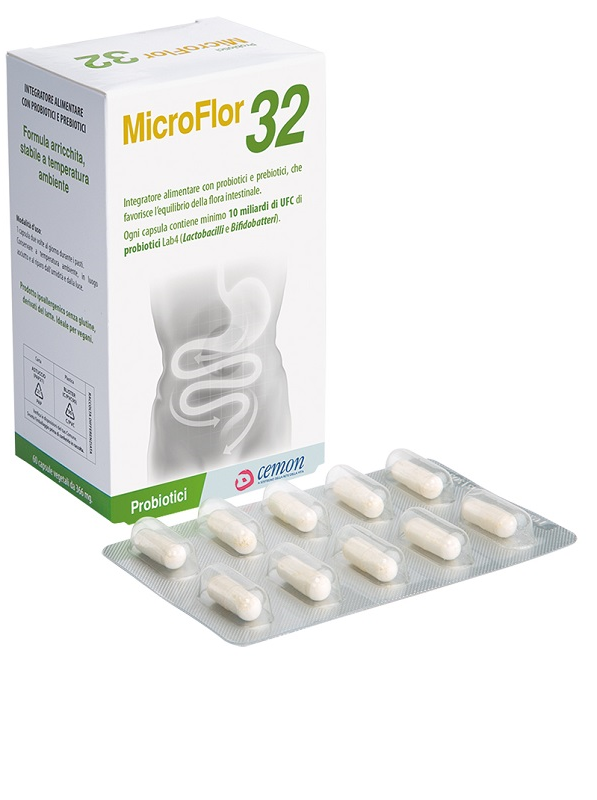 MICROFLOR 32 60 CAPSULE 366 MG NO FRIGO - Farmacianuova.eu