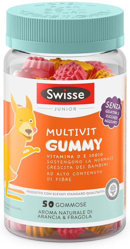 SWISSE JUNIOR MULTIVIT GUMMY 50 PASTIGLIE GOMMOSE - Farmacianuova.eu