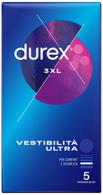 PRESERVATIVO DUREX 3XL VESTIBILITA' ULTRA 5 PEZZI - Farmacianuova.eu