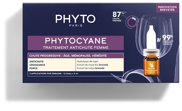 PHYTOCYANE FIALE DONNA CADUTA PROGRESSIVA 12 FIALE DA 5 ML - Farmacianuova.eu