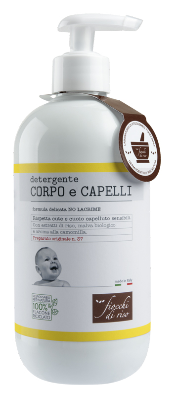 FIOCCHI DI RISO DETERGENTE CORPO/CAPELLI CAMOMILLA 400 ML - Farmacianuova.eu