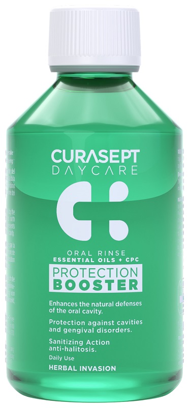 CURASEPT DAYCARE COLLUTORIO PROTECTION BOOSTER HERBAL INVASION 250 ML - Farmacianuova.eu