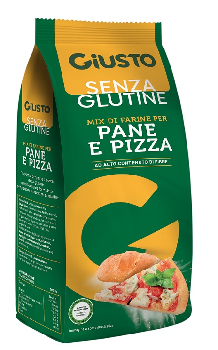 GIUSTO SENZA GLUTINE MIX PANE E PIZZA 500 G - Farmacianuova.eu