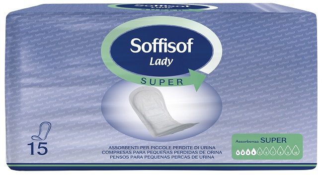 PANNOLONE PER INCONTINENZA SOFFISOF LADY CLASSIC SUPER 15 PEZZI - Farmacianuova.eu