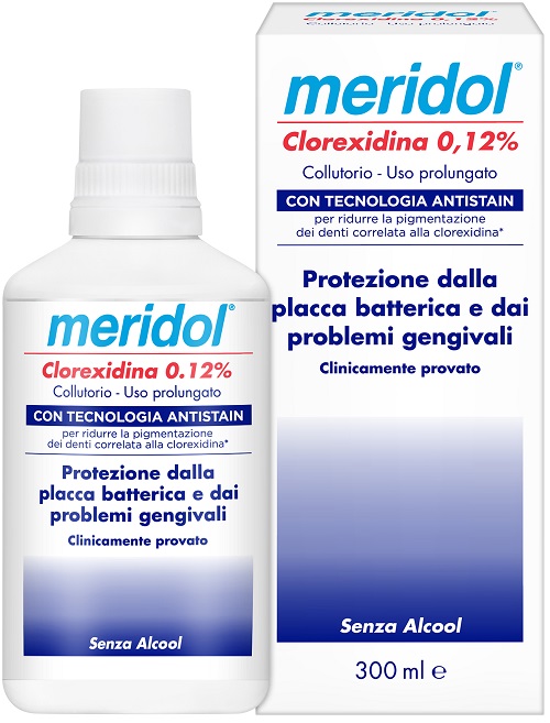 MERIDOL COLLUTORIO CLOREXIDINA 0,12% 300 ML - Farmacianuova.eu