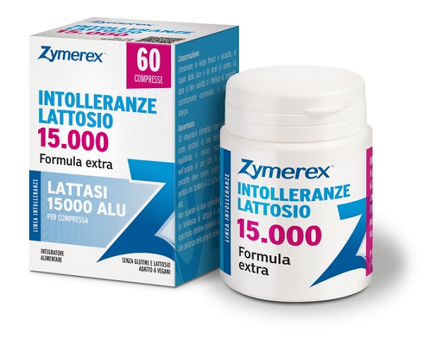 ZYMEREX INTOLLERANZE LATTOSIO 15000 60 COMPRESSE SENZA GLUTINE SENZA LATTOSIO - Farmacianuova.eu
