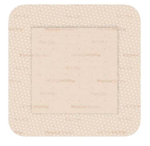 MEDICAZIONE IN SCHIUMA DI POLIURETANO MEPILEX BORDER FLEX LITE 15X15 CM 5 PEZZI - Farmacianuova.eu
