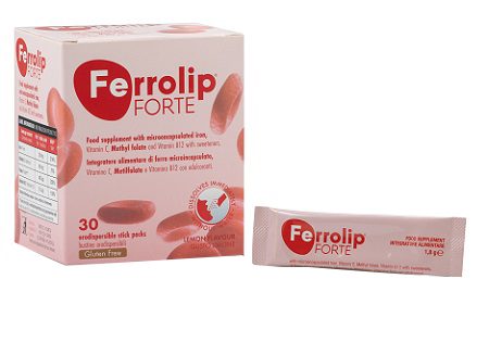 FERROLIP FORTE 30 STICK PACKS DA 1,8 G GUSTO LIMONE - Farmacianuova.eu
