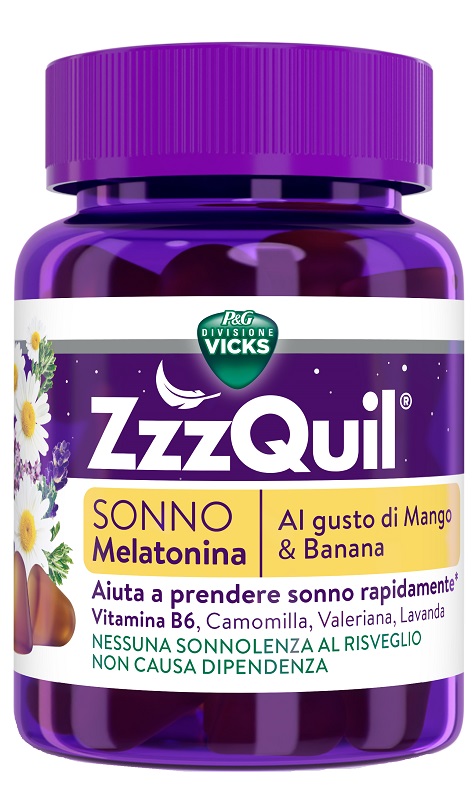 ZZZQUIL NATURA MANGO & BANANA 30 PASTIGLIE GOMMOSE - Farmacianuova.eu