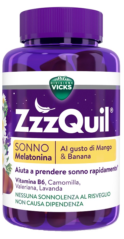 ZZZQUIL NATURA MANGO & BANANA 60 PASTIGLIE GOMMOSE - Farmacianuova.eu