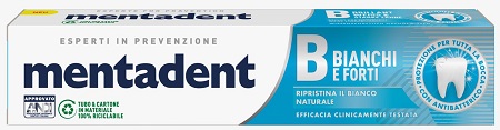 MENTADENT BIANCHI E FORTI 75 ML - Farmacianuova.eu