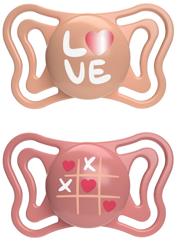 CHICCO SUCCHIETTO LIGHT ROSA SILICONE 16-36M 2 PEZZI - Farmacianuova.eu
