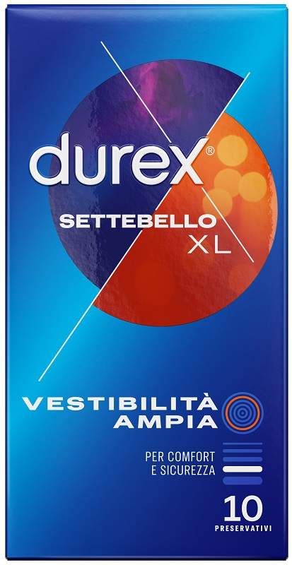 PROFILATTICO DUREX SETTEBELLO EXTRALARGE 10 PEZZI - Farmacianuova.eu