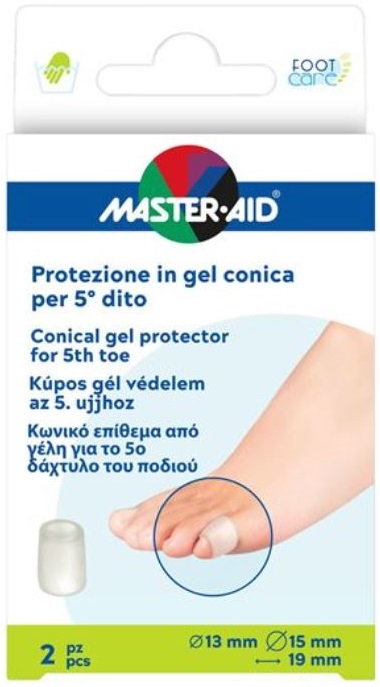 PROTEZIONE CONICA MASTER-AID FOOTCARE 5 DITO 2 PEZZI C3 - Farmacianuova.eu
