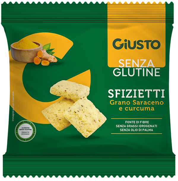 GIUSTO SENZA GLUTINE SFIZIETTI GRANO SARACENO 40 G - Farmacianuova.eu