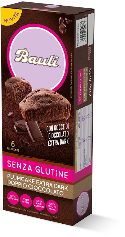 DORIA PLUMCAKE EXTRA DARK DOPPIO CIOCCOLATO 6 PEZZI DA 35 G - Farmacianuova.eu