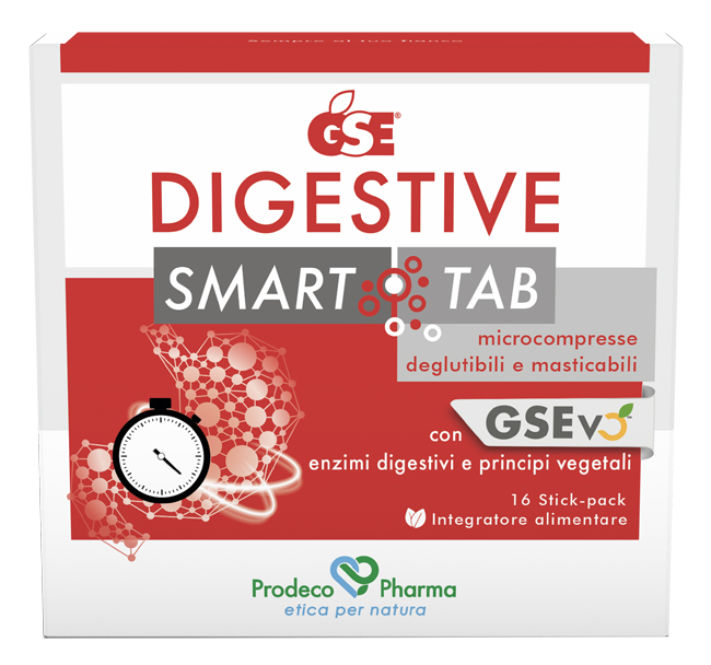 GSE DIGESTIVE SMART TAB 16 STICK PACK - Farmacianuova.eu