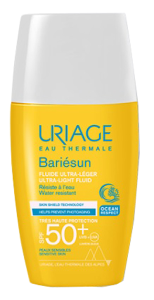 URIAGE EAU THERMALE BARIESUN FLUIDO ULTRA LEGGERO SPF50+ 30 ML - Farmacianuova.eu