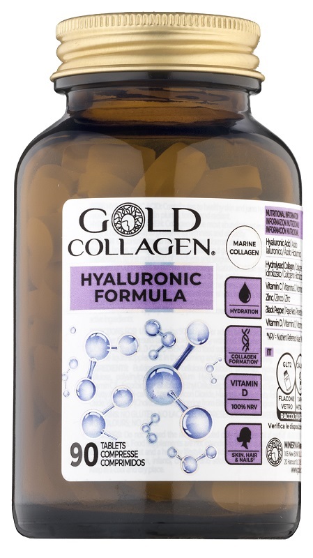 GOLD COLLAGEN HYALURONIC 90 COMPRESSE - Farmacianuova.eu