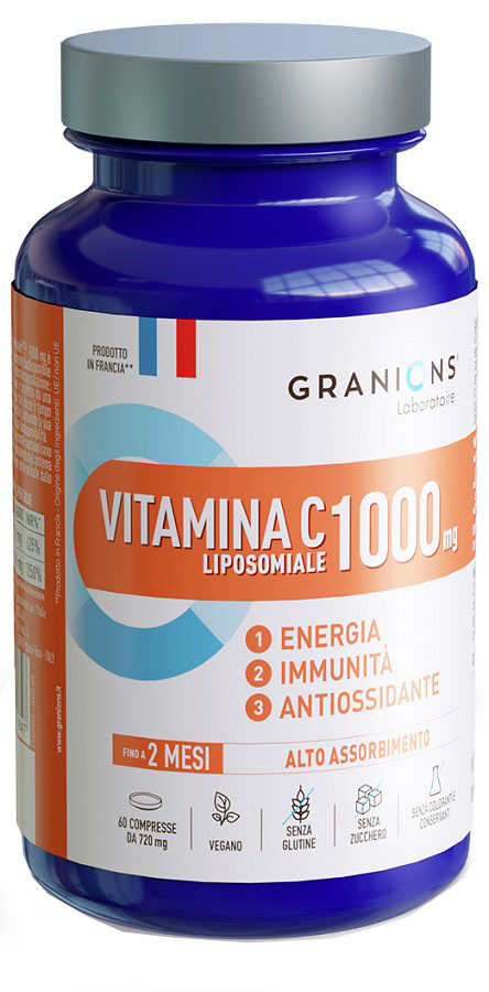 GRANIONS VITAMINA C LIPOSOMIALE 1000MG 60 COMPRESSE - Farmacianuova.eu