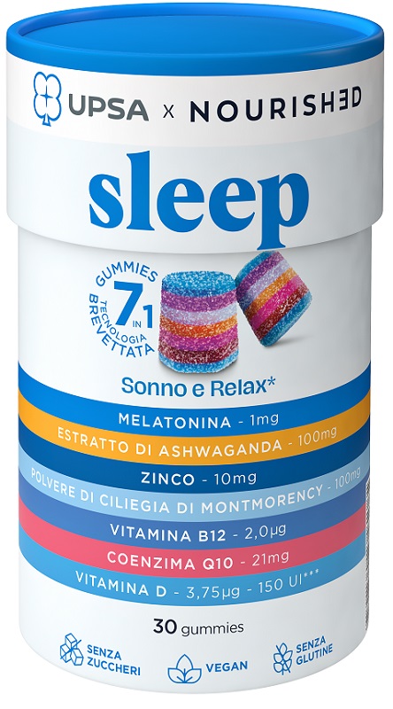 UPSA X NOURISHED SLEEP 30 GUMMIES - Farmacianuova.eu