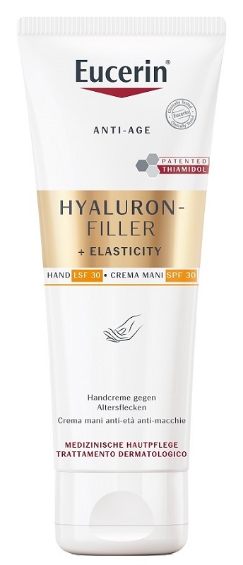 EUCERIN HYALURON FILLER + ELASTICITY CREMA MANI ANTI MACCHIE 75 ML - Farmacianuova.eu