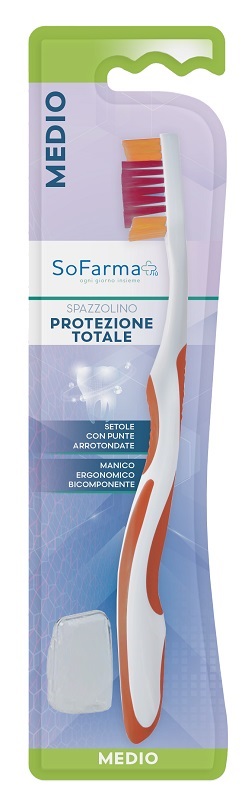 SPAZZOLINO TOTAL PROTECTION SETOLE MEDIE SOFARMAPIU' - Farmacianuova.eu