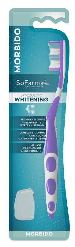 SPAZZOLINO WHITENING SETOLE MORBIDE SOFARMAPIU' - Farmacianuova.eu