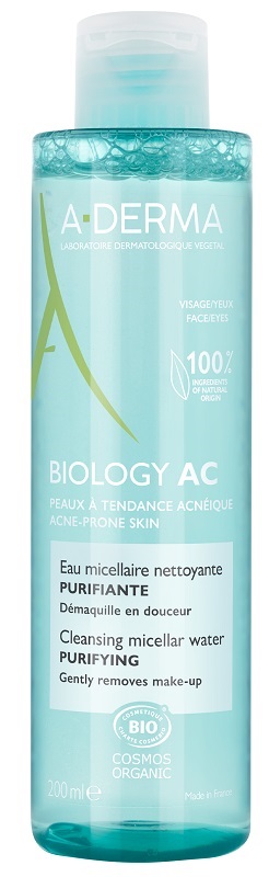 ADERMA BIOLOGY AC ACQUA MICELLARE DETERGENTE PURIFICANTE 200 ML - Farmacianuova.eu